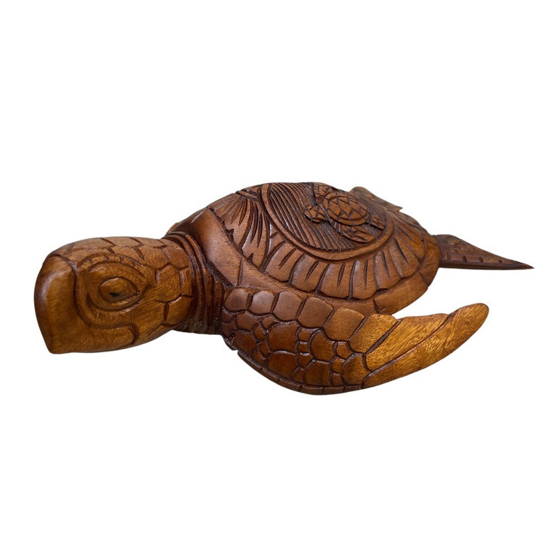 Hawaiian Sea Turtle with Ke Iki | Ocean Life Art – Makana Hut