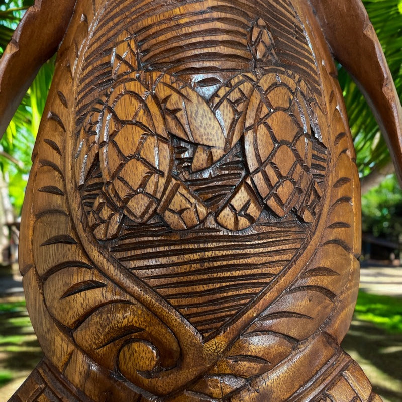 Hawaiian Sea Turtle with Ke Iki | Ocean Life Art – Makana Hut