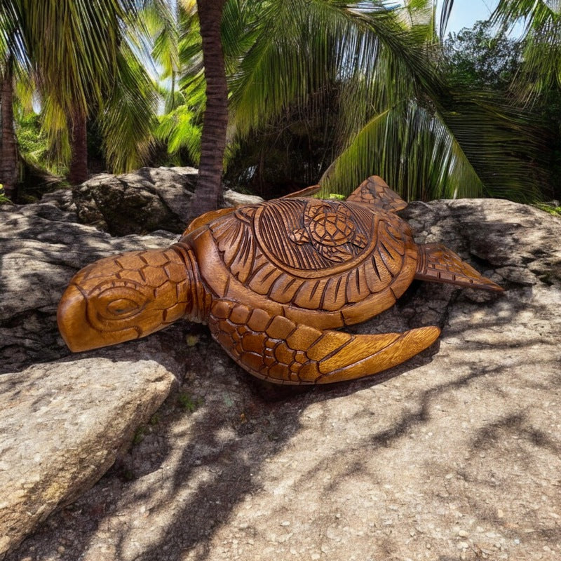 Hawaiian Sea Turtle with Ke Iki | Ocean Life 12"