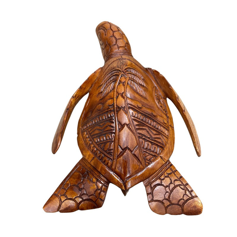 Hawaiian Sea Turtle with Palm Tree | Ocean Life 12"