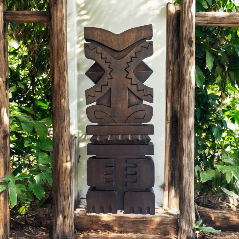 Vintage Hawaiian Tiki Wall Plaque