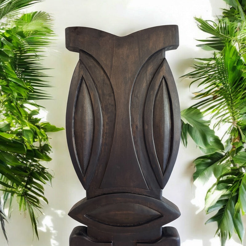 Vintage Hawaiian Tiki Wall Plaque