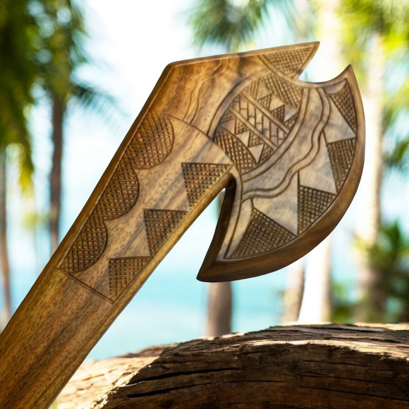 Hawaiian Axe Club | Polynesian Replica – Makana Hut