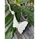 Hand-Carved Bone Butterfly Necklace