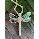 Dragonfly w/ Abalone Inlay Necklace