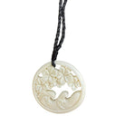 Hawaiian Scene Bone Necklace
