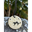 Hawaiian Scene Bone Necklace