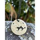 Hawaiian Scene Bone Necklace