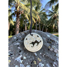 Hawaiian Scene Bone Necklace