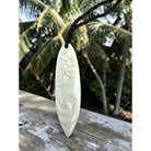Surfboard with Engravings Necklace