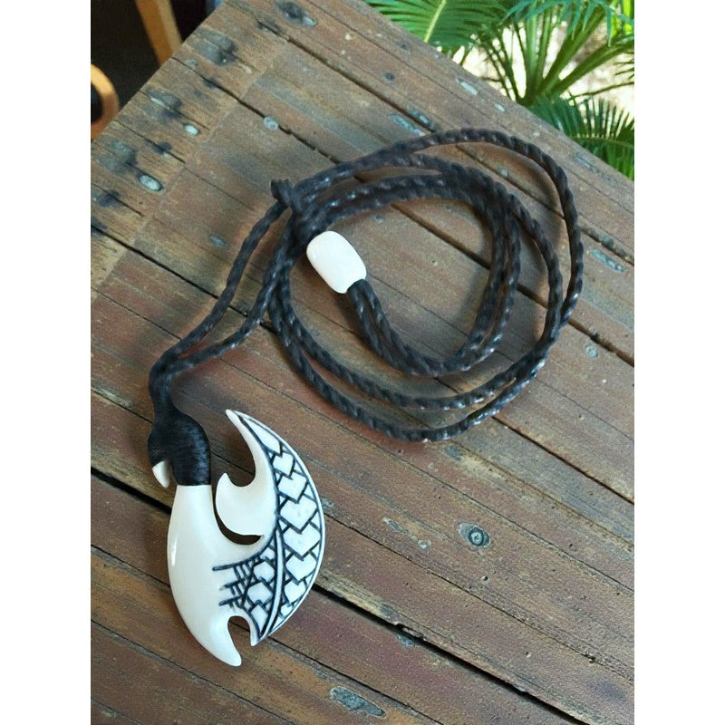 Hawaiian Fish Hook with Engravings