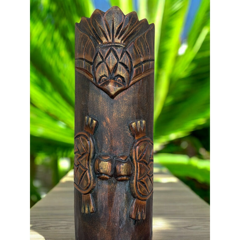 Longevity and Luck | Primitive Tiki Mask 20"