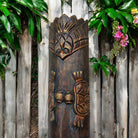 Longevity and Luck | Primitive Tiki Mask 20"