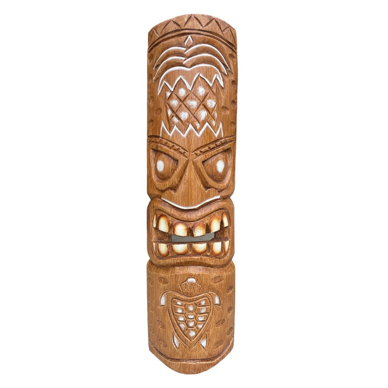 2 20” Tiki Masks-Pineapple & Turtle sale W/ Free shipping