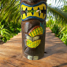 Tiki Mask with Pineapples | Polynesian Mask 20"