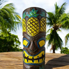 Tiki Mask with Pineapples | Polynesian Mask 20"