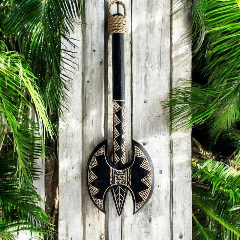 Hawaiian Double Axe Club | Replica 20"