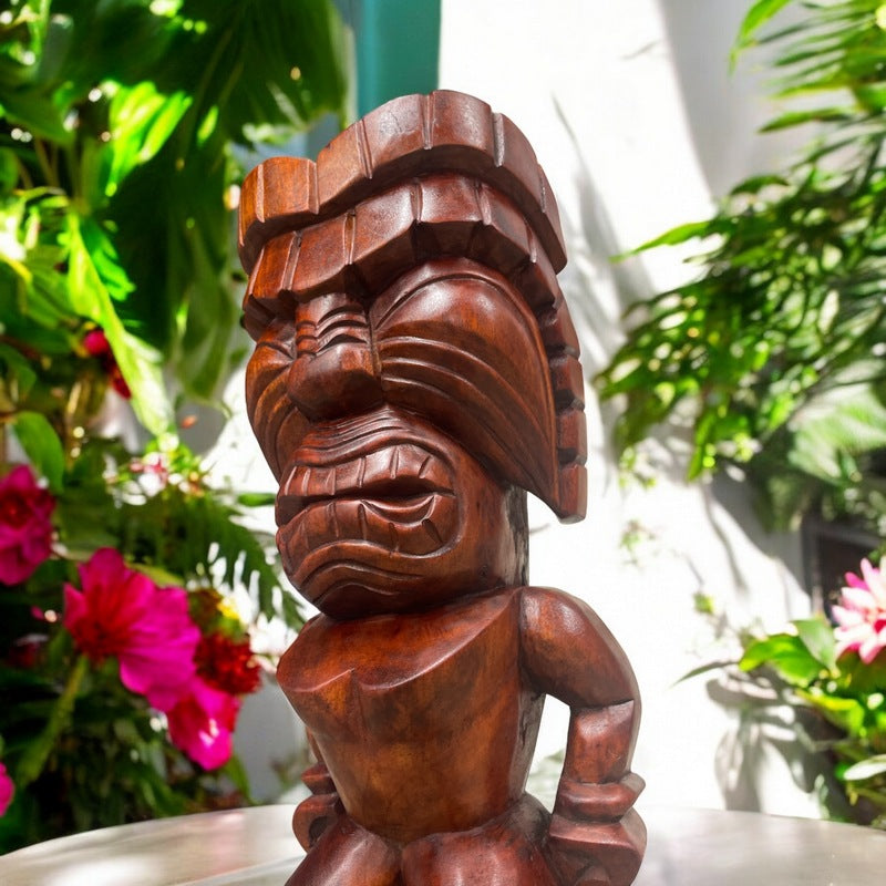 Ku Tiki | Hawaiian Museum Replica 20" (Stained)