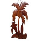 Palm Tree with Surfboard | Stained Wall Plaque