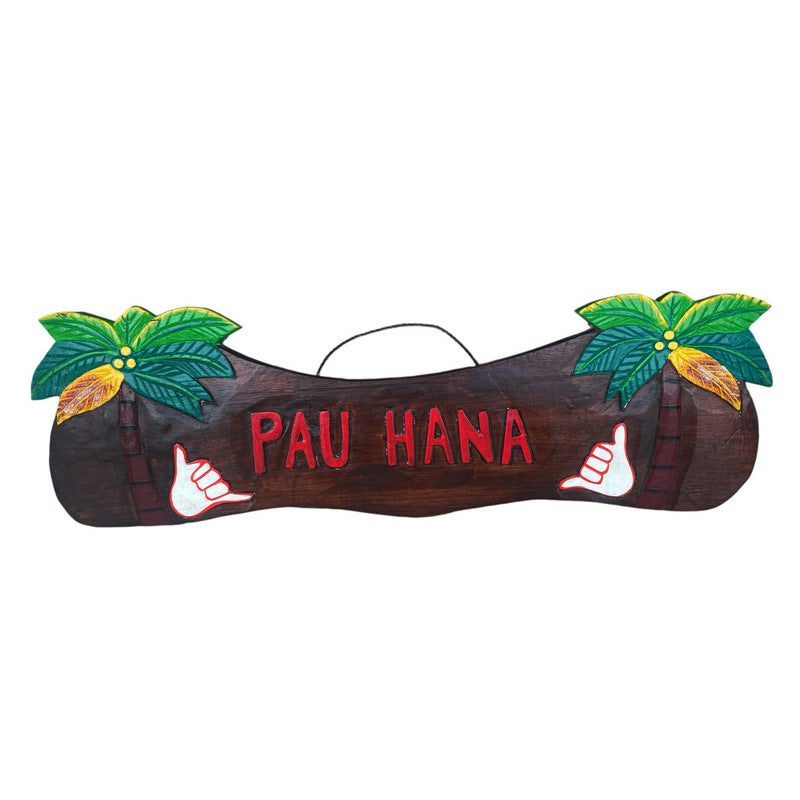 Pau Hana w/ Shaka | Tiki Bar Sign 22