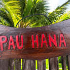 Pau Hana w/ Shaka | Tiki Bar Sign 22"