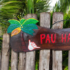 Pau Hana w/ Shaka | Tiki Bar Sign 22"