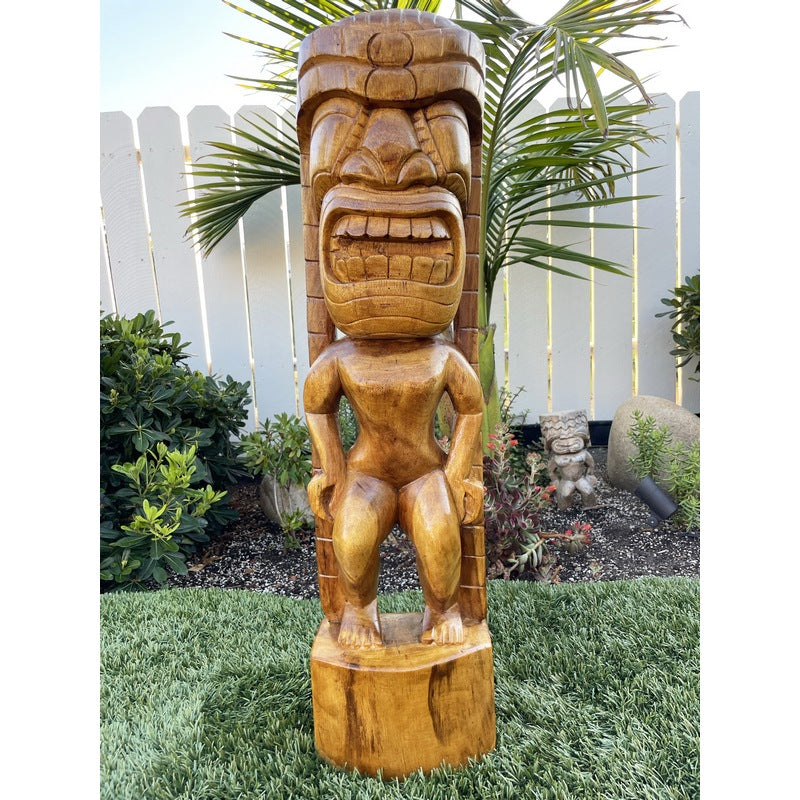 Kanaloa Tiki | Hawaii Museum Replica 32" Mission Oak