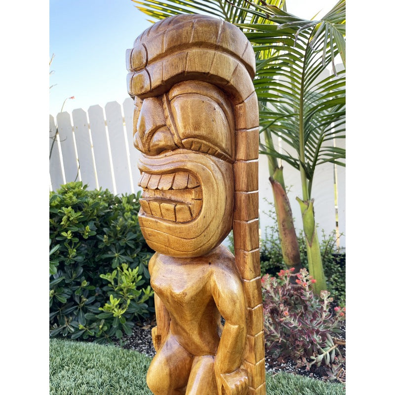 Kanaloa Tiki | Hawaii Museum Replica 32" Mission Oak