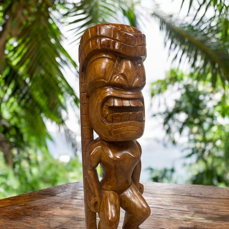 Kanaloa Tiki Carving | Hawaiian Museum Replica 32