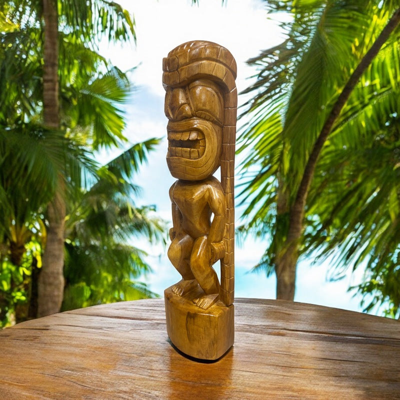 Kanaloa Tiki | Hawaii Museum Replica 32" (Mission Oak)