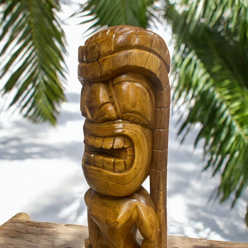 Kanaloa Tiki | Hawaii Museum Replica 32" (Mission Oak)