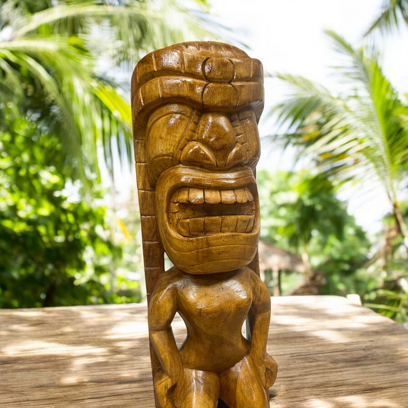 Kanaloa Tiki | Hawaii Museum Replica 32" (Mission Oak)