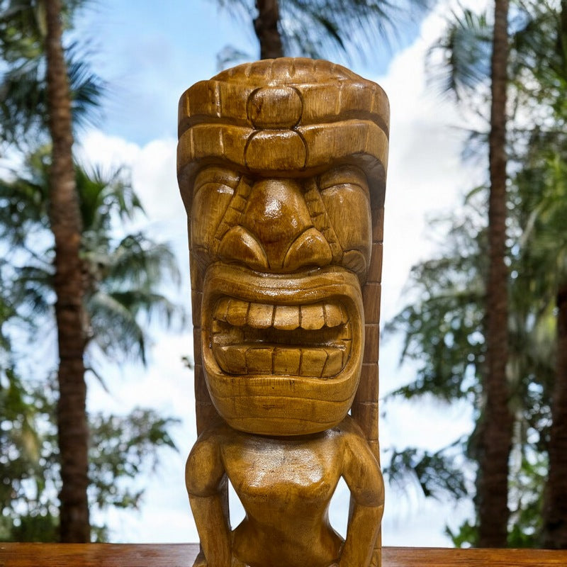 Kanaloa Tiki | Hawaii Museum Replica 32" (Mission Oak)