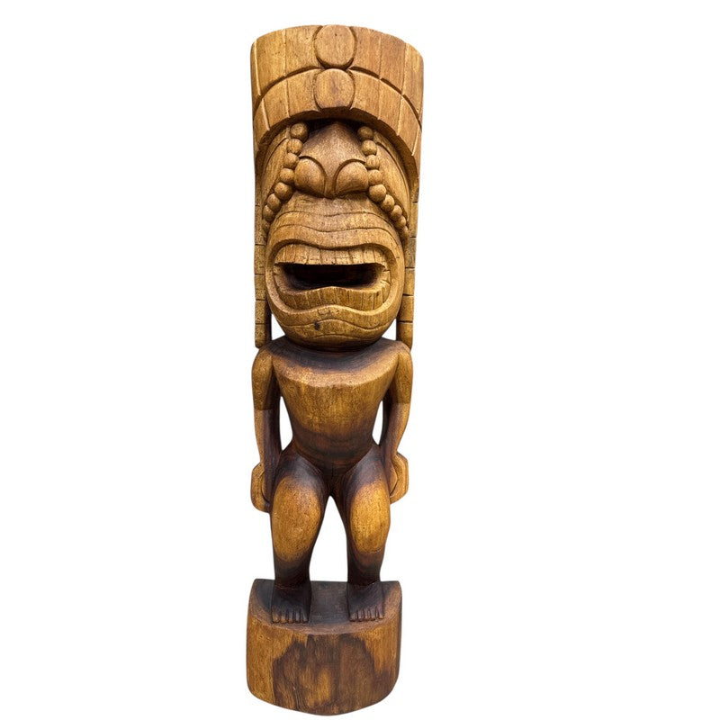 Kuka'ilimoku | Hawaii Museum Tiki 40" (Dark Oak)