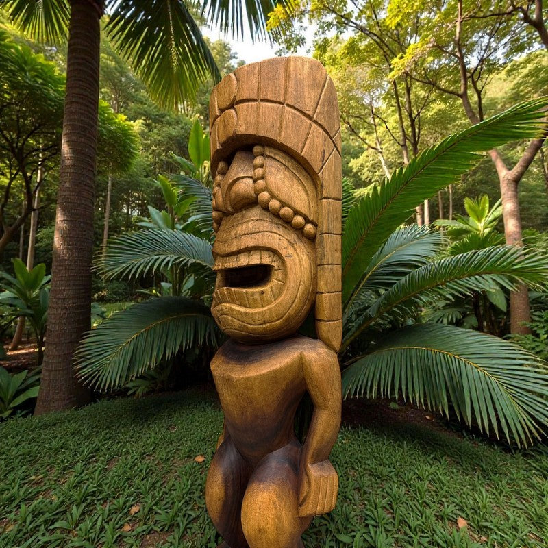 Kuka'ilimoku | Hawaii Museum Tiki 40" (Dark Oak)