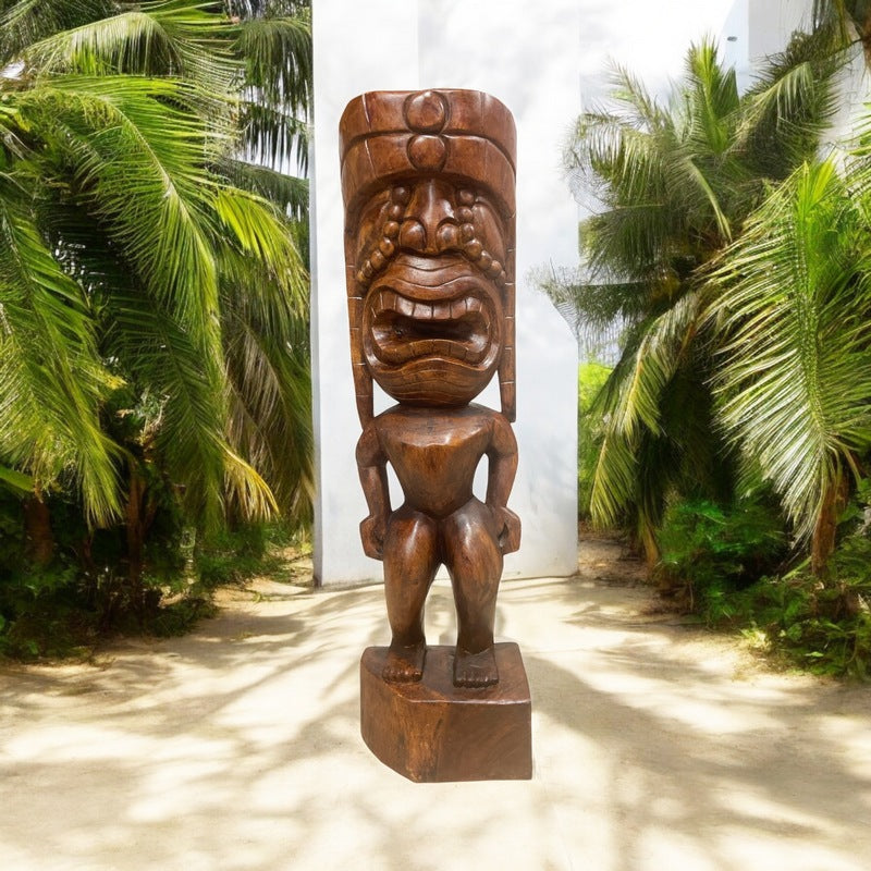 Kuka'ilimoku | Hawaii Museum Tiki 40" (Mahogany)