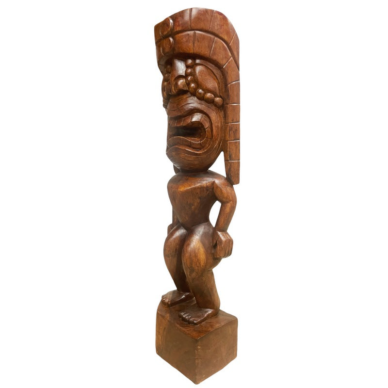 Kuka'ilimoku | Hawaii Museum Tiki 40" (Mahogany)