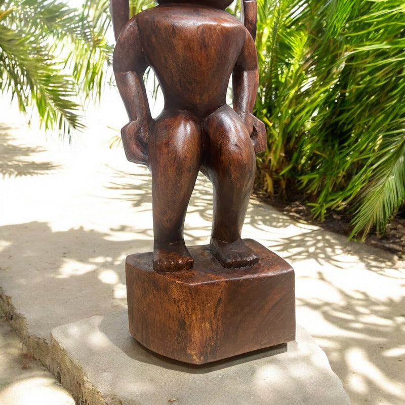 Kuka'ilimoku | Hawaii Museum Tiki 40" (Mahogany)