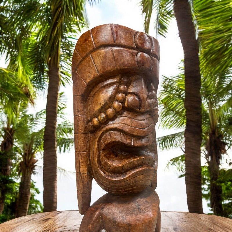 Kuka'ilimoku | Hawaii Museum Tiki 40" (Mahogany)