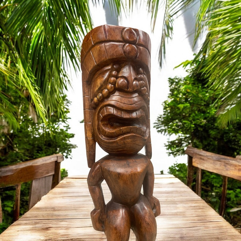 Kuka'ilimoku | Hawaii Museum Tiki 40" (Mahogany)