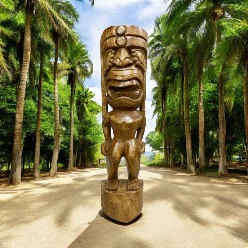 Kuka'ilimoku | Hawaii Museum Tiki 40" Mission Oak