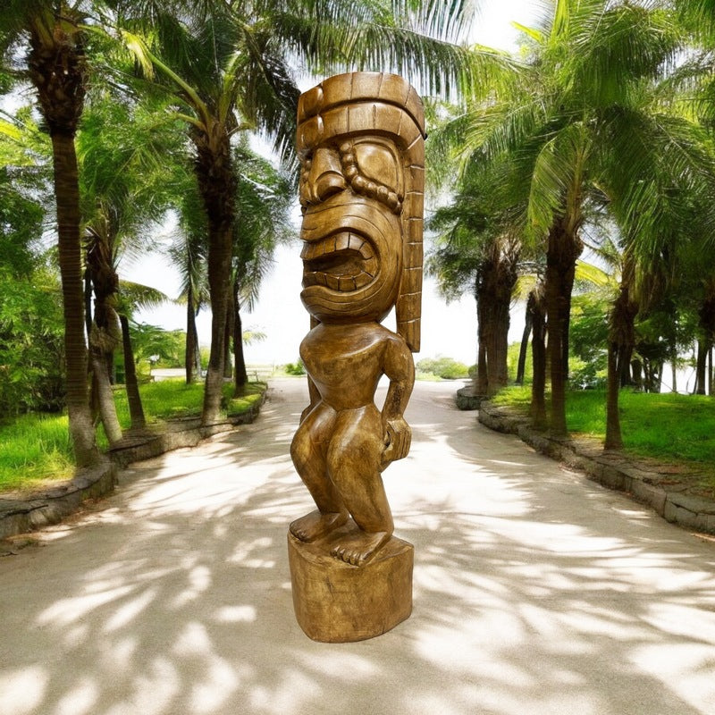 Kuka'ilimoku | Hawaii Museum Tiki 40" Mission Oak