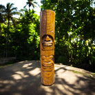 Love and Ocean Tiki Totem | Hawaiian Décor 40" (Stained)