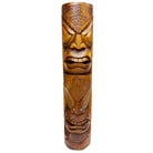 Life and Peace Tiki Totem | Hawaiian Décor 32" Walnut Stain