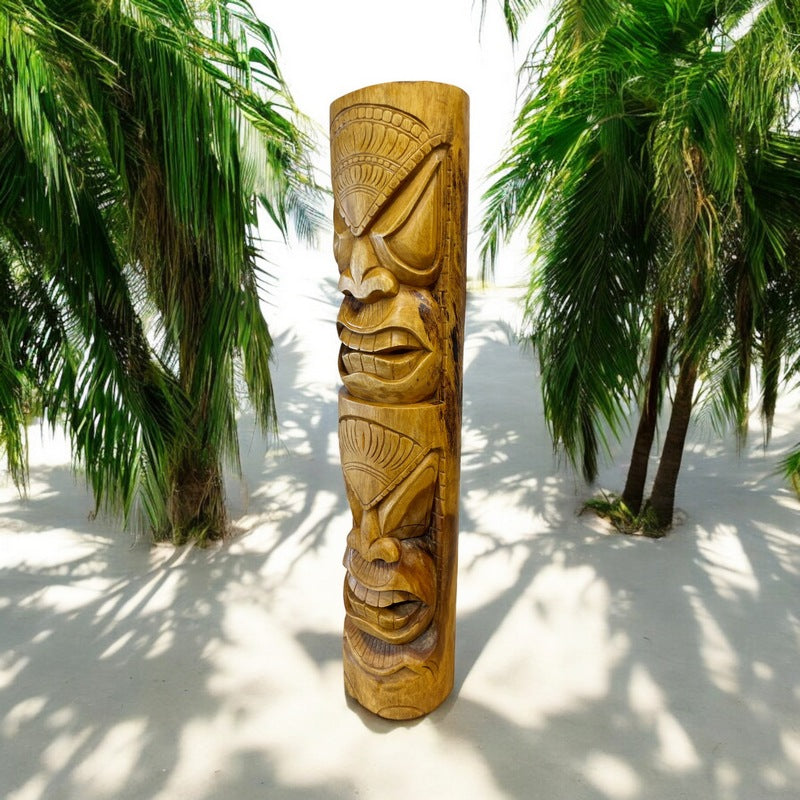 Life and Peace Tiki Totem | Hawaiian Décor 32"