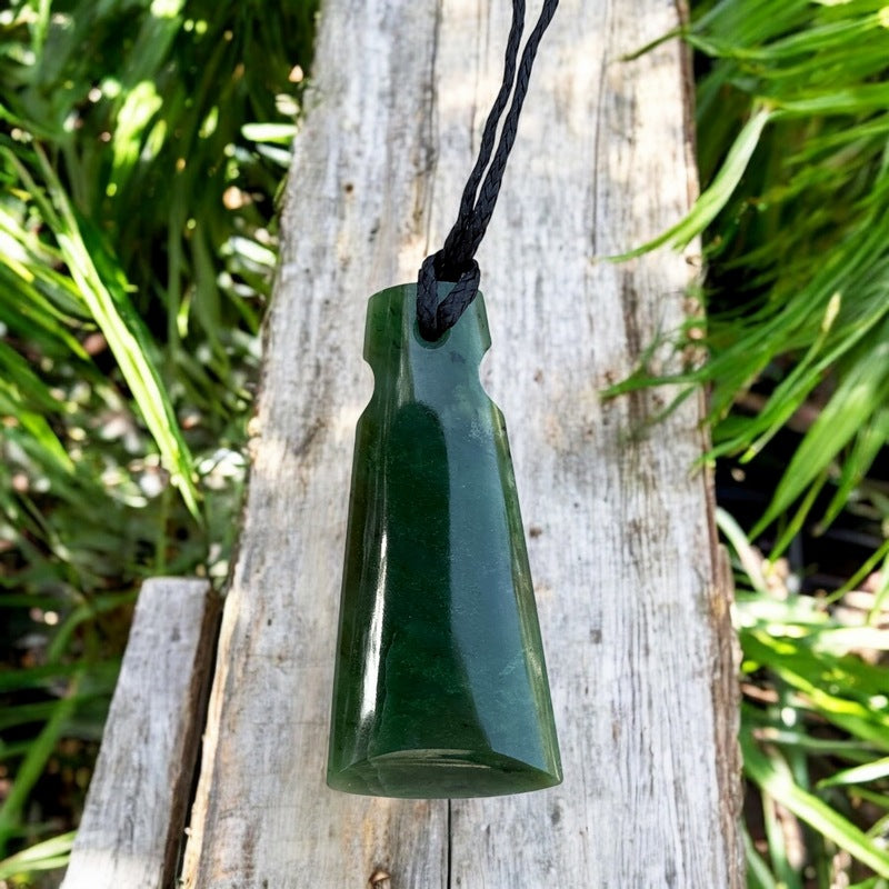 Jade Toki Pendant | Maori Style