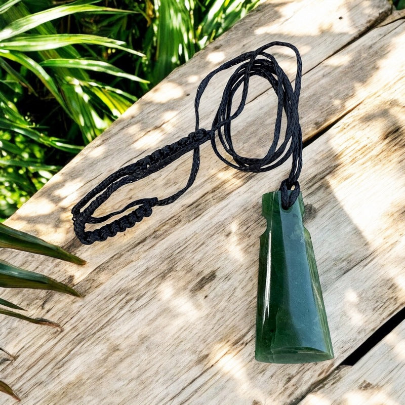 Jade Toki Pendant | Maori Style