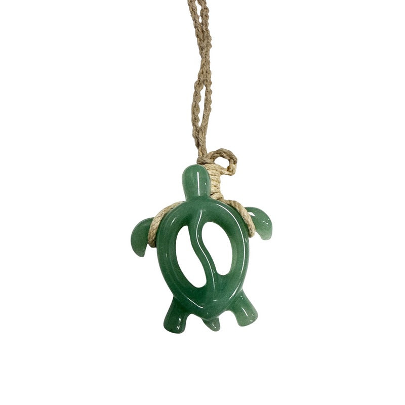 Jade Hawaiian Sea Turtle Necklace