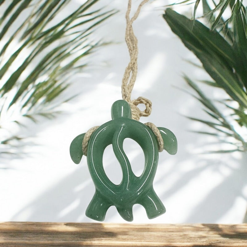 Jade Hawaiian Sea Turtle Necklace