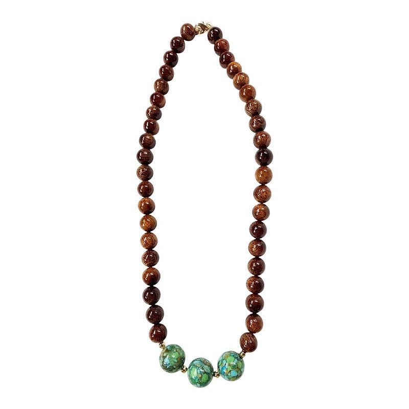 Koa and Mosaic Turquoise